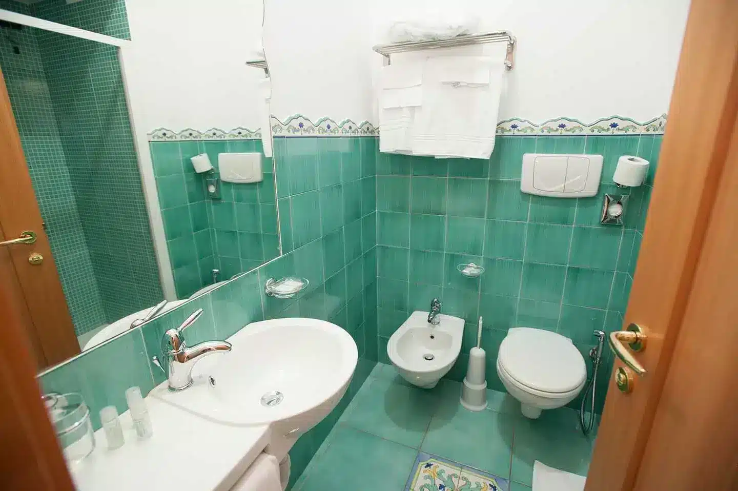 Exemple de salle de bain de l'hotel villa sirena