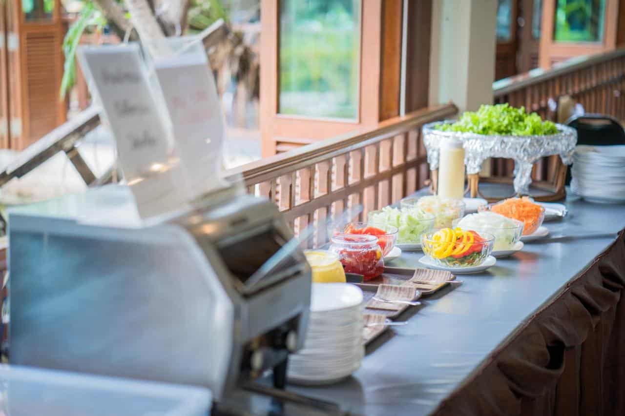 Petit-déjeuner de l'hôtel du séjour Thailande