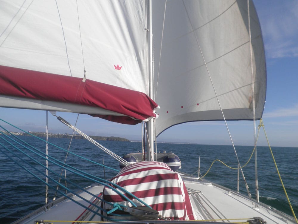 Voilier en mer