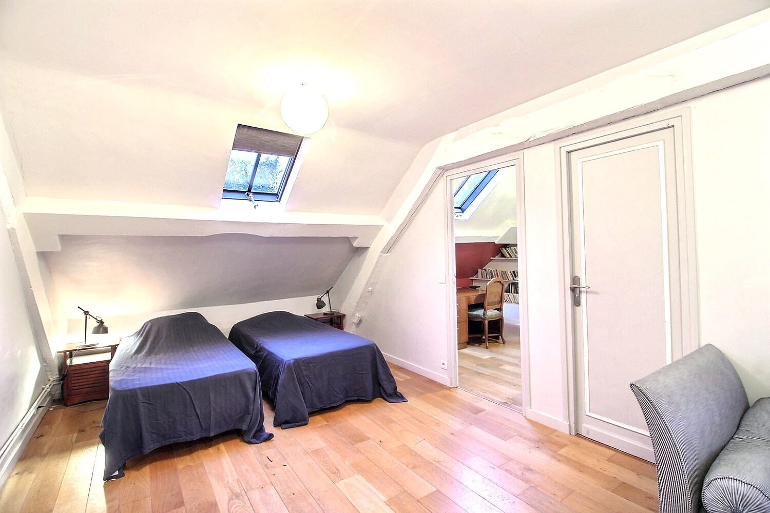 Chambre twin pour la retraite yoga nouvel an