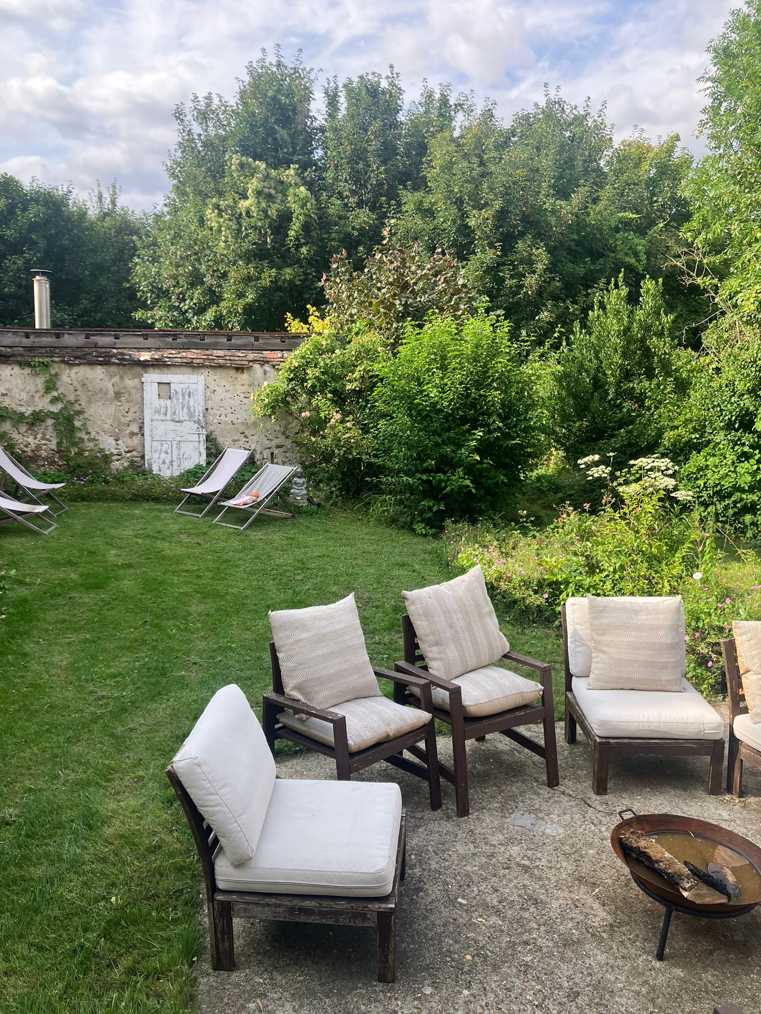 Jardin de la maison Gioia lors du cercle entrepreneur