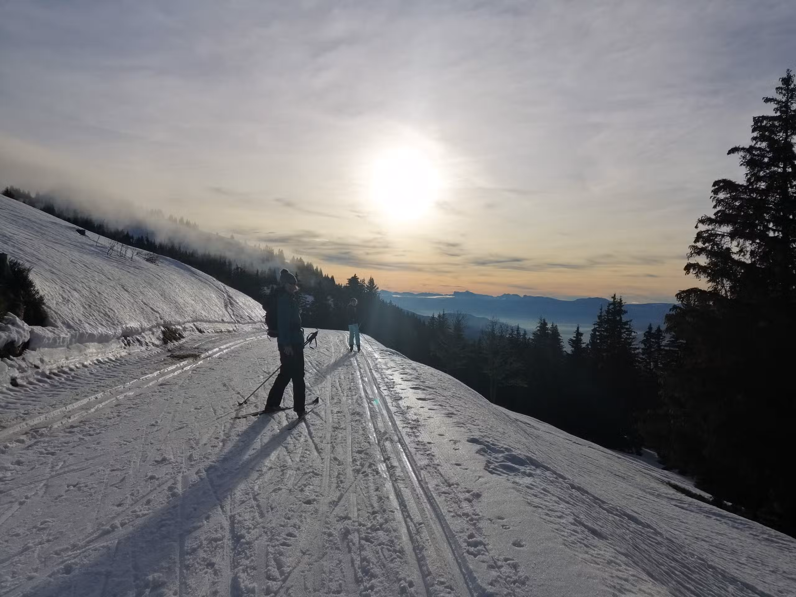 sortie ski de fond retraite nouvel an Chartreuse