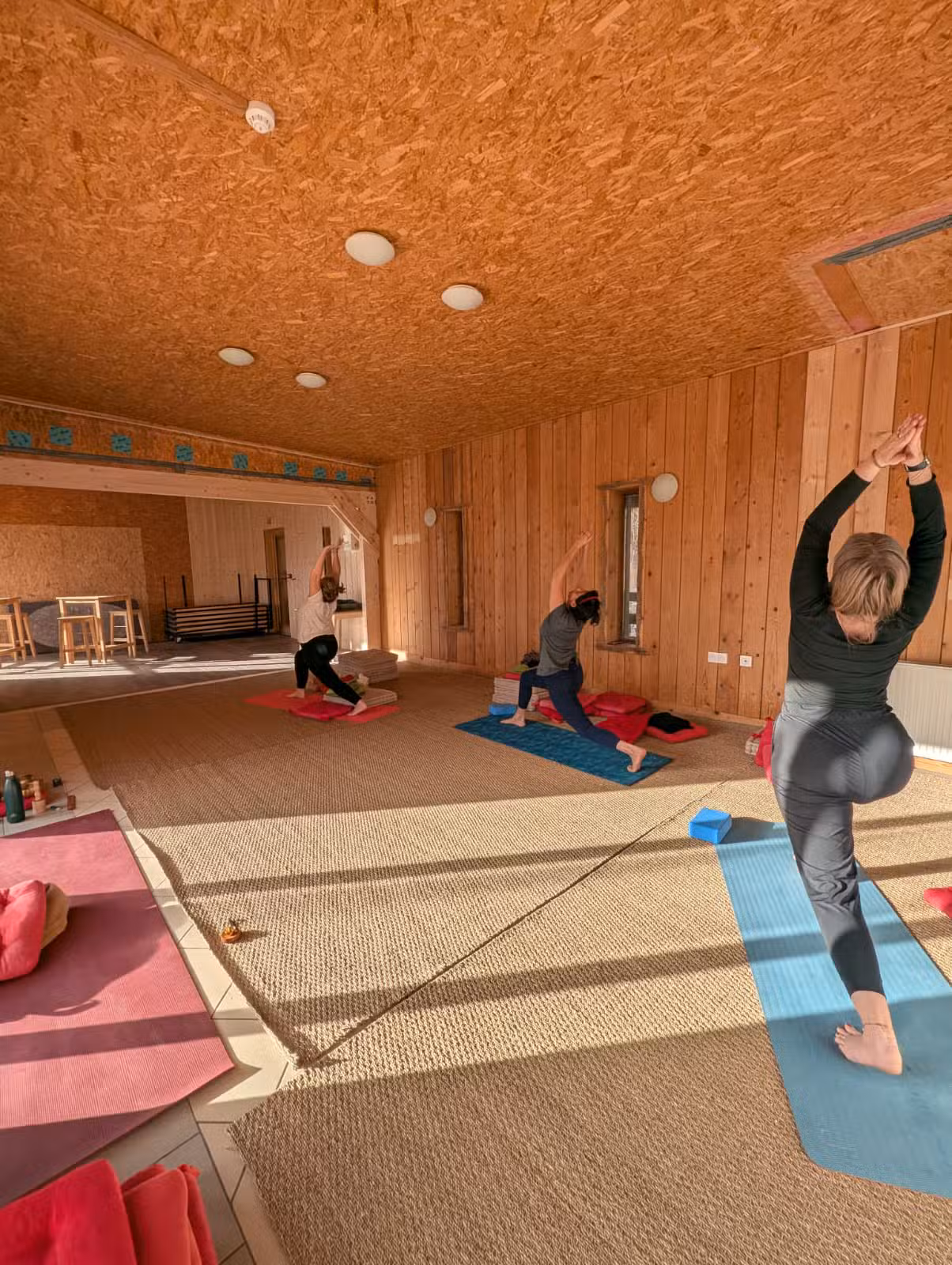cours de yoga durant la retraite yoga Nouvel an Chartreuse